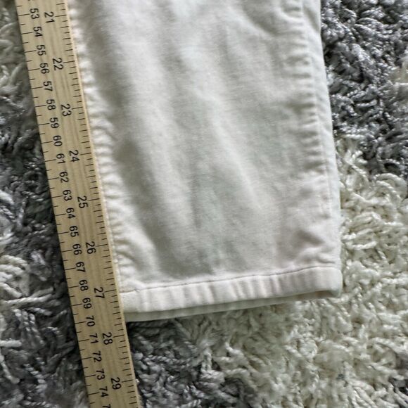 J.‎ Jill Ivory Velour Slim Leg Pants, Size 12 - Picture 3 of 5